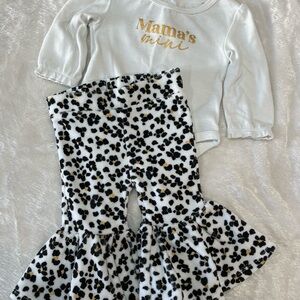Baby Essentials White Baby Top And Bottom